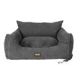 PaWz Pet Car Booster Seat Dog Protector L Grey Large-2006732990830481409