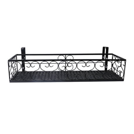 Levede Plant Stand Outdoor Indoor Home Black Rectangle-1954802666710372353