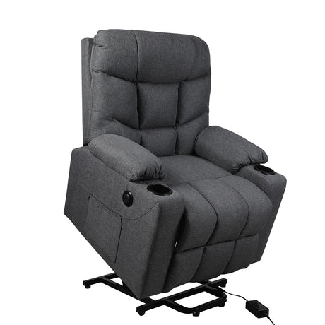 Levede Recliner Chair Electric Lift Grey-2006733117032894465