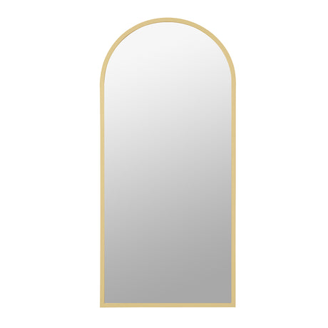 Yezi Floor Mirror Full Length Mirrors 1.8M Gold White-2006733284486287361