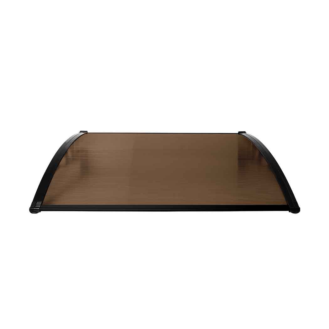 Mountview Window Door Awning Outdoor 1M X 1.5M Brown 1x1.5M-1954802872315154433