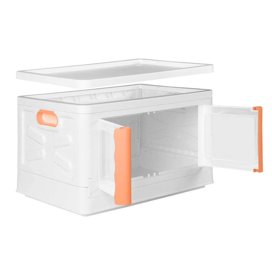 Storage Container Stackable Plastic Pink-1954802601056931841