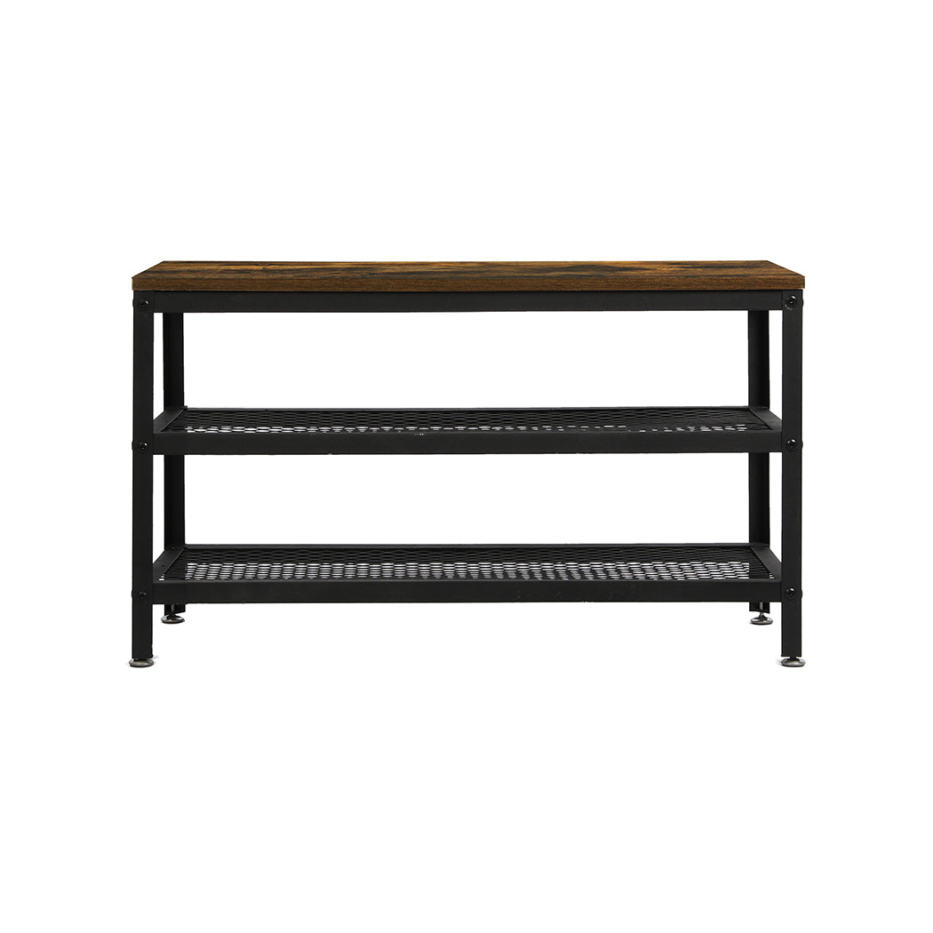 Levede 3-Tier Shoe Rack Bench Storage Cabinet 73cm-2006733143813525505