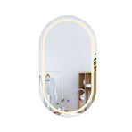 EMITTO LED Wall Mirror Oval Anti-fog 50x90cm-2018816869666000897