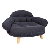 Pawz Elevated Pet Dog Cat Sofa Bed Couch XL Size Grey