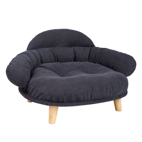 Pawz Elevated Pet Dog Cat Sofa Bed Couch XL Size Grey-1954802453354516481