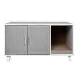 PaWz Enclosed Cat Litter Cabinet Box Grey