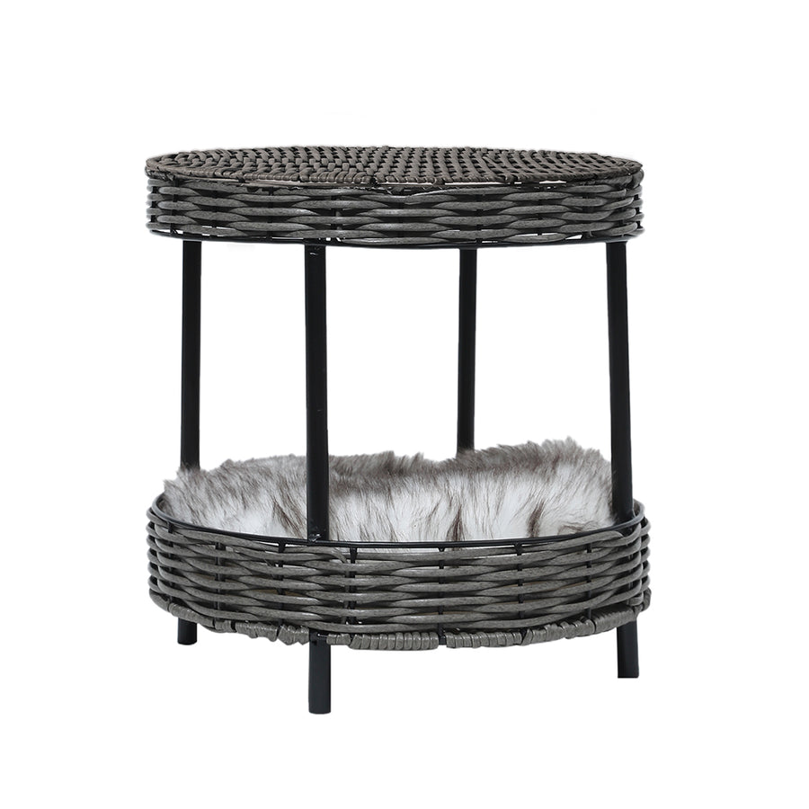 PaWz Rattan Pet Bed Elevated Raised-2018816819120443393