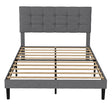 Levede Bed Frame Upholstered Platform Mattress Base Double-2011971105811730433