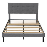 Levede Bed Frame Upholstered Platform Mattress Base Double-2011971105811730433