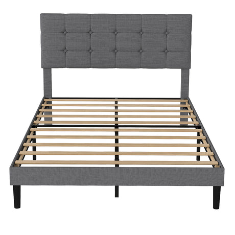 Levede Bed Frame Upholstered Platform Mattress Base Double-2011971105811730433