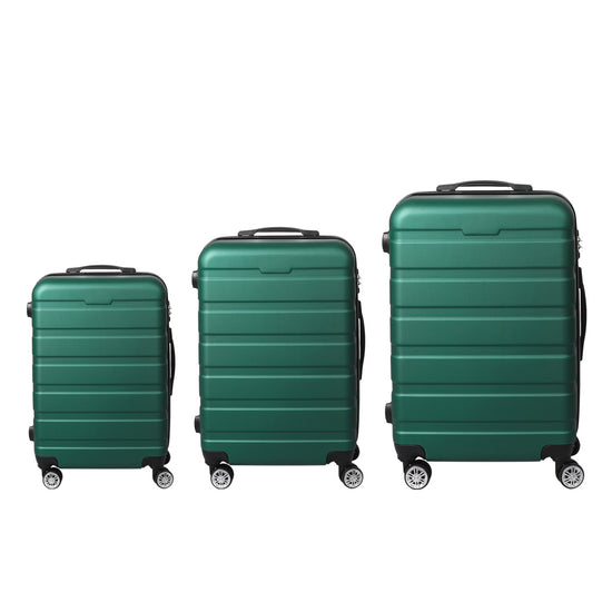 Slimbridge 3PC Luggage sets Suitcase Green-2006733066688663553