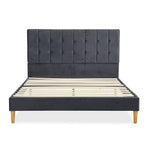 Levede Bed Frame Queen Size Mattress Grey-2006733223933120513
