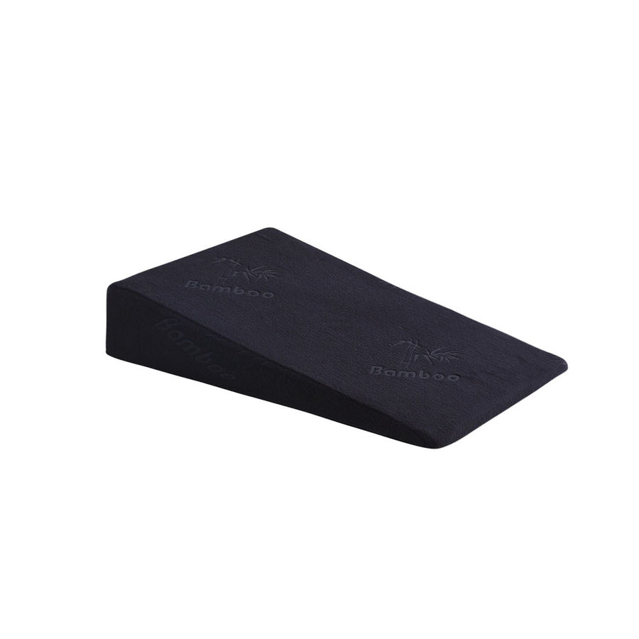 Cool Gel Memory Foam Bed Wedge Pillow With Cover Black 10-2006733149836546049