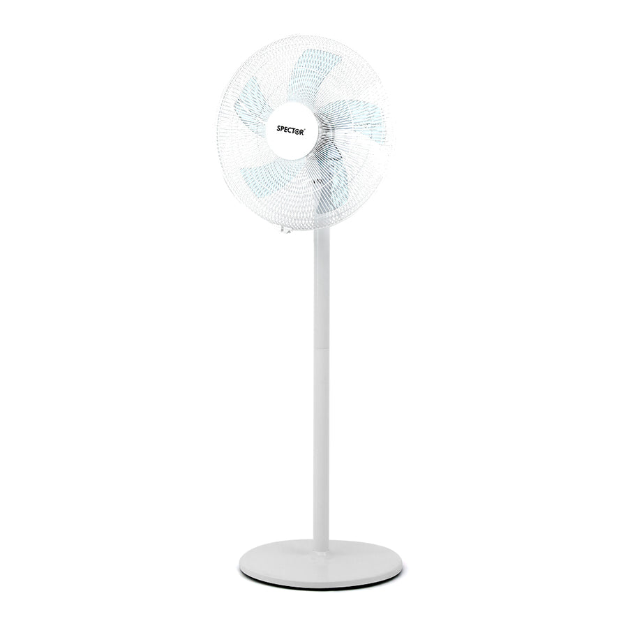 Spector Pedestal Floor Fan Portable White-2018816784056061953
