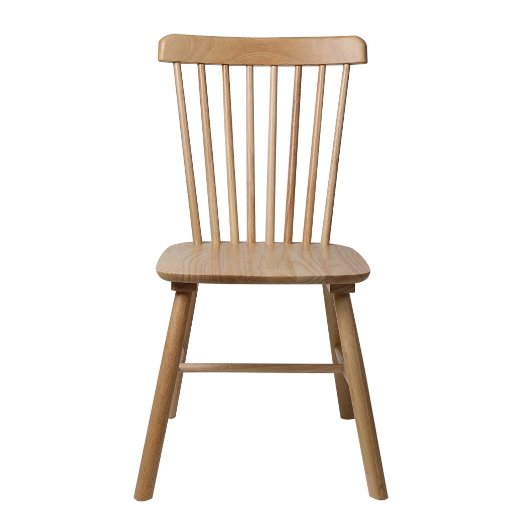 Levede 2x Dining Chairs Kitchen Windor Oak-2006733257516912641