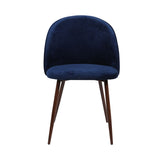 Levede 4x Dining Chairs Seat French Navy-2006732721967206401