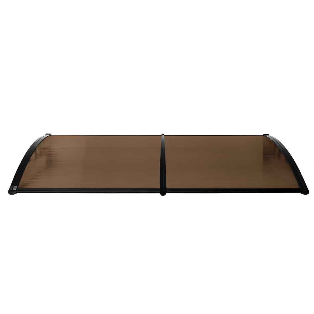Mountview Window Door Awning Outdoor 1M X 2.4M Brown 1x2.4M-1954802872768139265