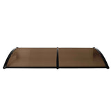 Mountview Window Door Awning Outdoor 1M X 2.4M Brown 1x2.4M