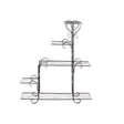 Levede Plant Stand Outdoor Indoor Metal Black-2018816719711244289