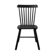 Levede 2x Dining Chairs Kitchen Winsor Black-2018816905514717185