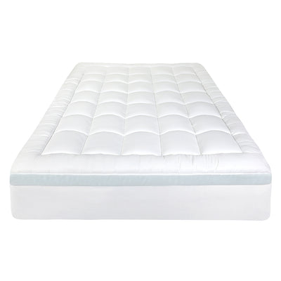 Dreamz Gel Memory Foam Mattress Topper 8cm Double Size
