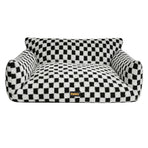 Pawz Pet Bed Plush Checkered Dog Bed Washable Cat Bed-2018816715483385857