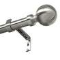 Marlow Steel Curtain Rod Quiet Rail Satin Nickel