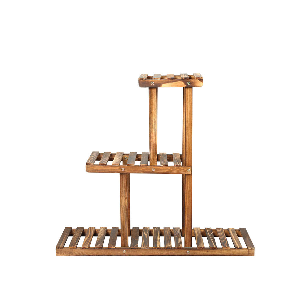 Levede 3-Tier Plant Stand Wood Wooden-2018816684160323585