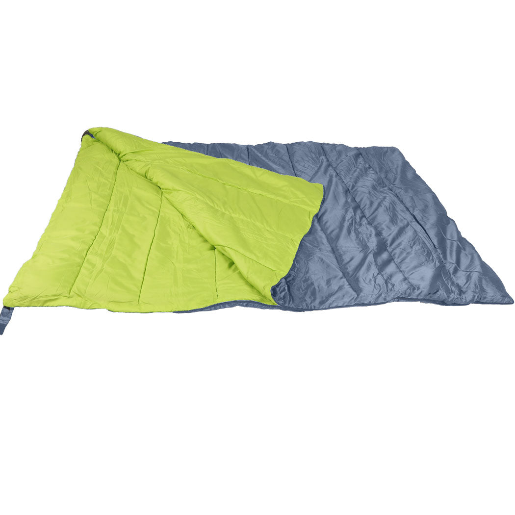 Mountview Double Sleeping Bag Bags Outdoor Grey-2006732918839447553