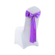 50x Satin Chair Sashes Cloth Cover Wedding Lavender-2018816776787333121