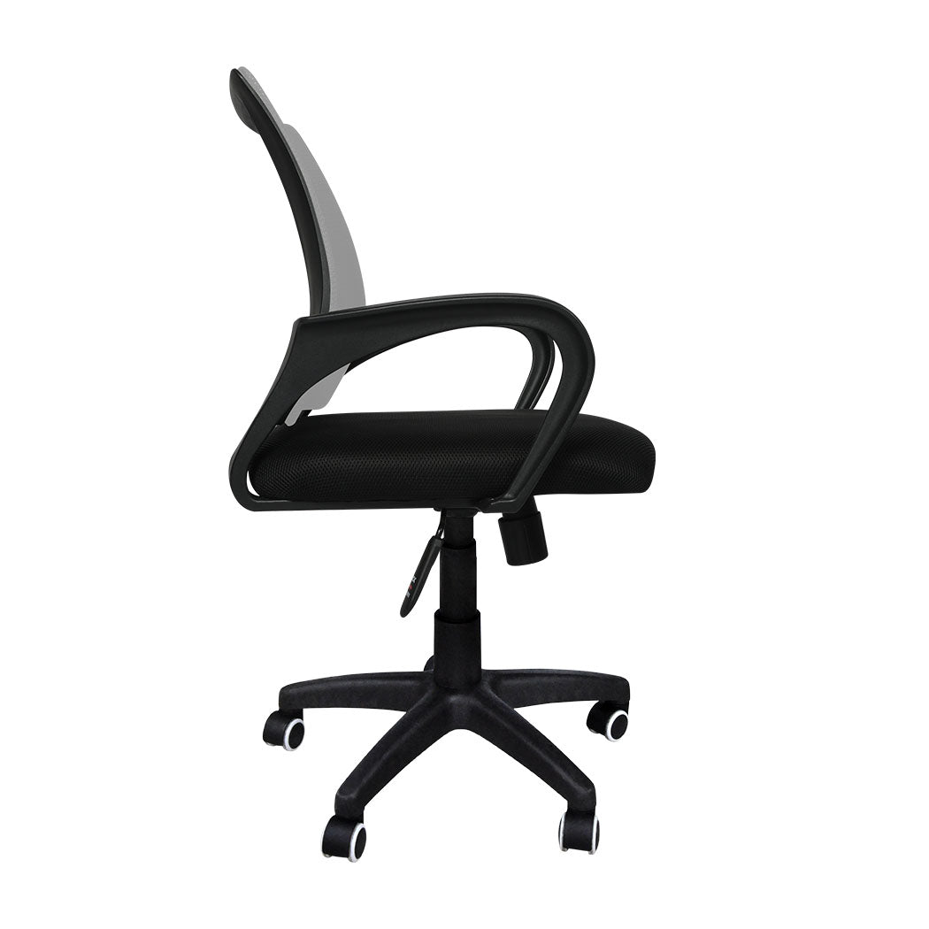 2x Levede Office Chair Gaming Computer Grey-2006733144815964161
