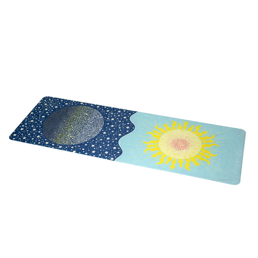 Centra Yoga Mat Foldable Non-Slip Exercise Blue-2006732946530242561