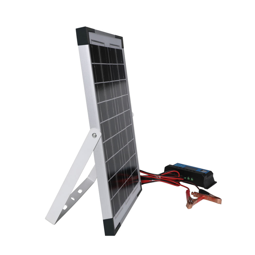 12V 10W Solar Panel Kit Mono Caravan-2018816730255724545