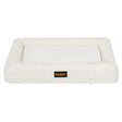 Pawz L Size Orthopedic Dog Bed with Corduroy Removable Cover Waterproof Washable Beige-2018816793514217473