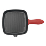 Toque Cast Iron Square Grill Pan with Spouts Cookware