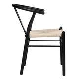 Levede 6x Dining Chairs Wooden Hans Black
