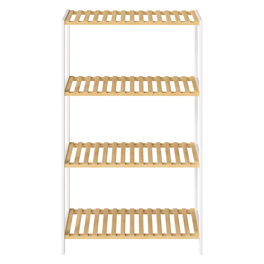 Levede Bamboo Storage Rack 4 Tier Shelf Shoe Organiser-2011971110614208513