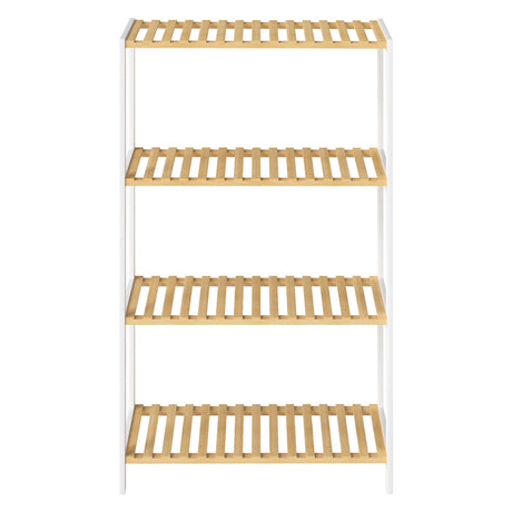 Levede Bamboo Storage Rack 4 Tier Shelf Shoe Organiser-2011971110614208513