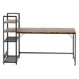 Levede Computer Desk Study Home Table with 4-Tier Shelf-2011971109058121729