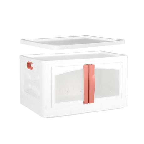 Plastic Storage Containers Stackable Red-1954802601568636929