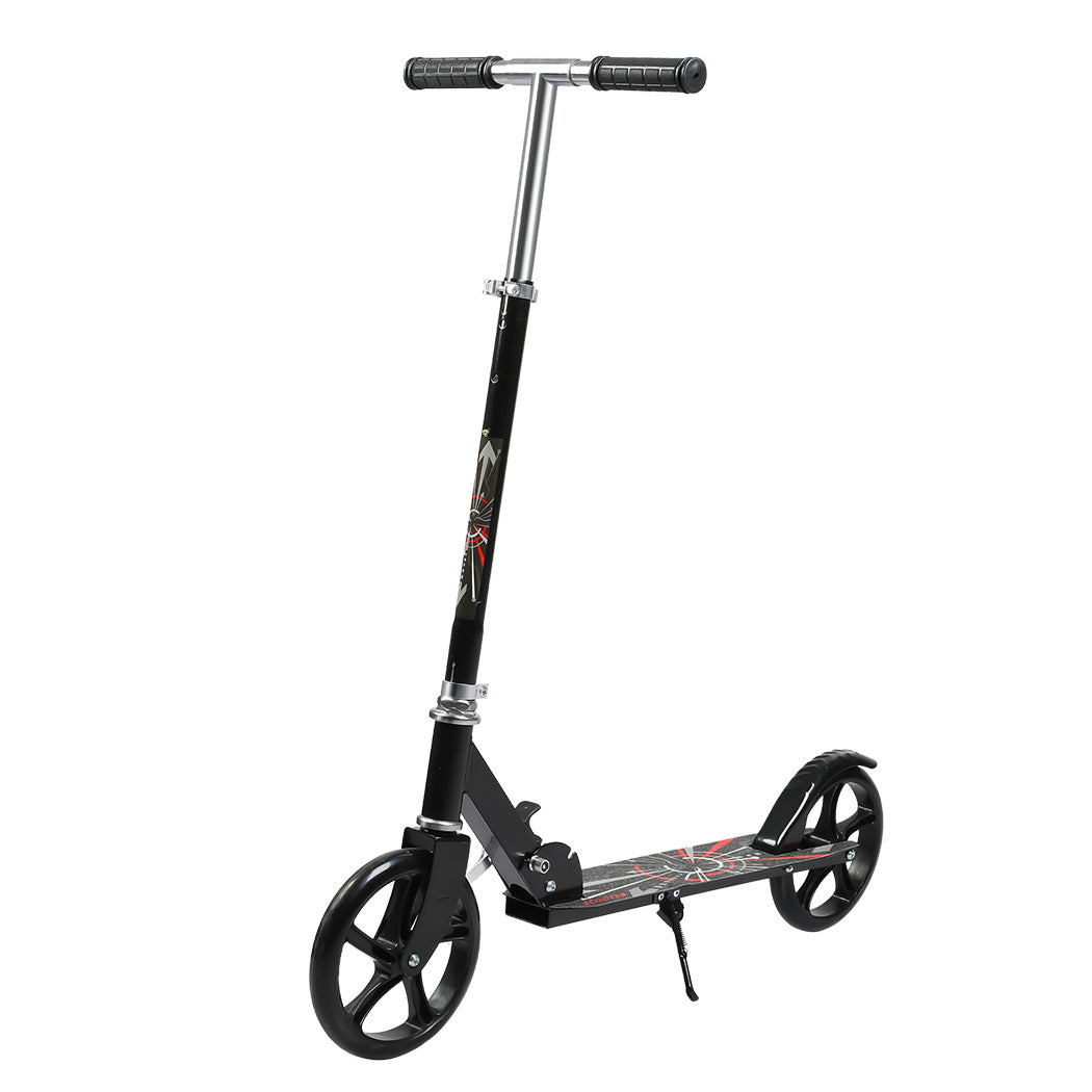 MONVELO Folding Scooter Dual Large Wheels Black-2006732742150197249