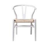 Levede 2x Dining Chairs Wooden Hans White-2006733260503257089