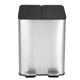 Toque 60L Pedal Bin Kitchen Waste Can Recycling Dustbin