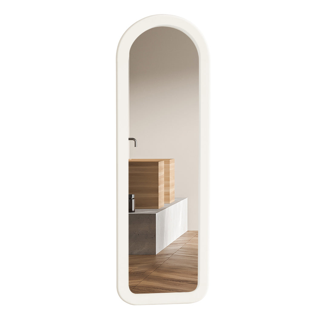 Flannel Arch Framed Full Length Mirror-2018816853371129857
