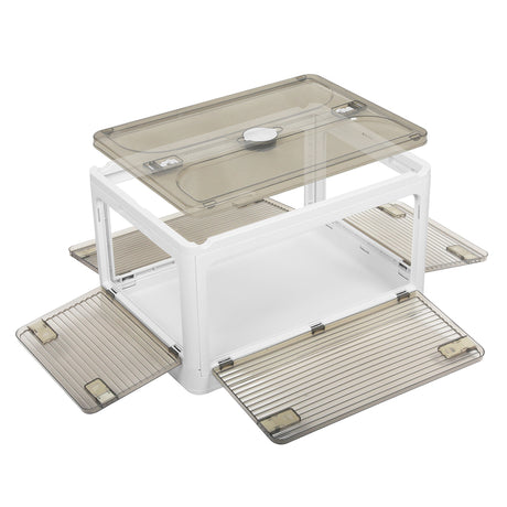 Storage Box Plastic Stackable Container L Large-2018816773394141185