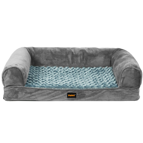 PaWz Pet Bed Sofa Dog Bedding Soft Warm L Grey Large-2006733134091128833