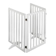 PaWz Wooden Pet Gate Dog Fence Safety White 400x 3MM-2006732963521368065