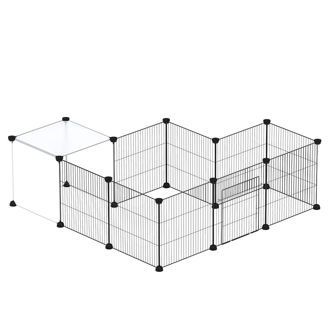 Pawz 14 Panels Hamster Playpen Puppy Small Pets Fence-2011971115852894209