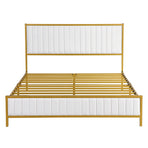 Levede Metal Bed Frame Under Bed Storage Double Beige-2006732901978345473